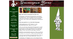 Desktop Screenshot of gnomespunyarn.com